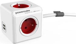 Produžni razdjelnik PowerCube Extended USB 1,5 m, crvena