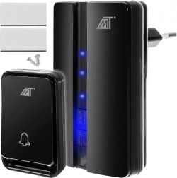 Crni bežični zvono Malatec