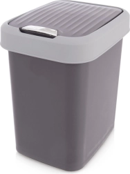 Plastična kanta za otpad 12 l siva ORION s preklopnim poklopcem