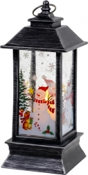 Božićna LED lanterna srebrna RUHHY