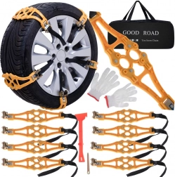 Snježni lanci – univerzalne protuklizne navlake za gume, set 8 kom