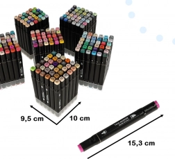 Dvofazni alkoholni markeri u etuiju s postoljem – 204