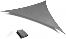 Vodootporna sjena trokut 4 × 4 × 4 m ModernHome – siva