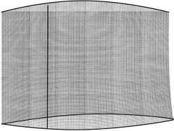 Mreža protiv komaraca za vrtni suncobran 3,5 m – crna