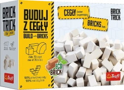 Trefl Brick Trick pakiranje bijelih ciglica, mix 70 kom