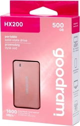 Stilski SSD disk 500GB USB-C rose gold 1500/900 MB/s