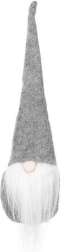 Stojeći božićni patuljak dekoracija – Siva