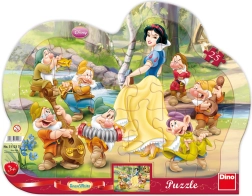 Puzzle Snjeguljica i sedam patuljaka 25 dijelova