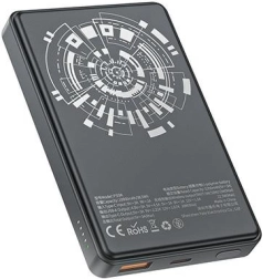 Bežična powerbanka MagSafe 10000mAh 22,5W crna