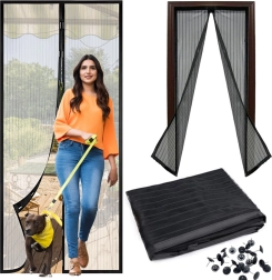 Mreža protiv komaraca za vrata s magnetskim zatvaranjem 100 × 210 cm