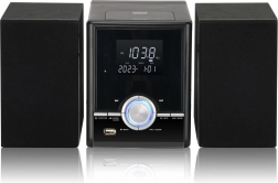 Stereon sustav s Bluetoothom, CD-om i USB-om – crni
