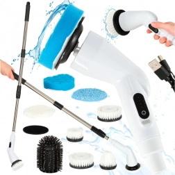 Električni rotacijski mop i čistač s 9 nastavcima