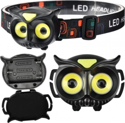 Dječja LED čeona svjetiljka u obliku sove – 4 načina rada, vodootporna