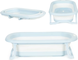 Dječja sklopiva putna kada s odvodom, siva