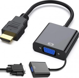 HDMI na VGA (D-Sub) adapter – crni