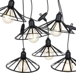 Vrtna LED girlanda 5,5 m sa 6 svjetala, timer, IP44