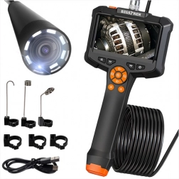 Inspekcijska kamera BIGSTREN 5 m IP67 s zaslonom Full HD i 8 LED