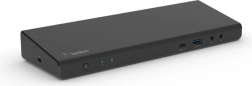 USB-C dokovacia stanica DisplayLink, podrška za tri zaslona do 4K, HDMI, DP, USB C, USB A, GbE, Audio, PD 85 W, kompatibilno s Mac/PC/Chrome