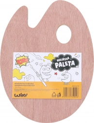 Drvena paleta za slikare 18x24 cm