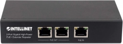 Gigabit Intellinet 2-Port Visoko-energetski PoE+ Repeater Extender