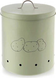 Metalna zelena kutija za krumpir i povrće GREENISH 8,7 l