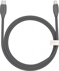 Baseus silikonski brzi punjački kabel USB-C na Lightning 20 W 1,2 m crni