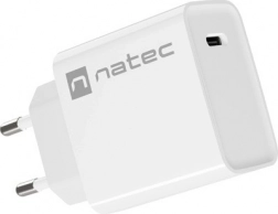 Mrežni punjač NATEC Ribera 1x USB‑C 20 W bijeli
