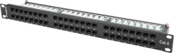 Patch panel 48 portova 1U kat.6 crni