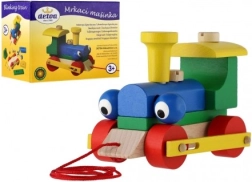 Detoa treptajuća drvena vučna lokomotiva za označavanje