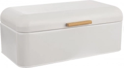 Metalna kutija za kruh WHITELINE bijela 42 × 24 × 16,5 cm