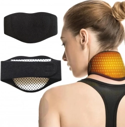 Magnetska zagrijavajuća kragna za vrat s podesivim kopčanjem