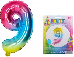 Nafukalica balon duginih boja broj 9
