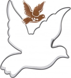 Rezač za kolačiće od nehrđajućeg čelika golubica 6 cm