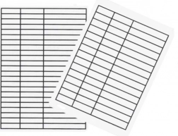 Podloga za bilježnicu A4 s crtama od tvrd plastike