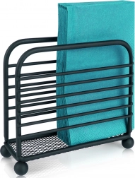 Metalni crni stalak za salvete 11,5 × 10 cm