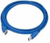 Produžni USB 3.0 kabel AM–AF 3 m plavi