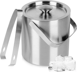 Termalna inox posuda za led s hvataljkama i poklopcem 1,3 l Vilde