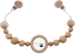 Hess lanac za kolica s zvončićem, prirodni, dugi