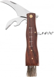 Nož za gljive od nehrđajućeg čelika s drvenom drškom