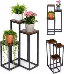 Stalak za cvijeće s 3 police loft ModernHome