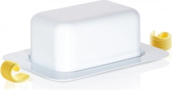 Maslenica od čelika u bijeloj boji