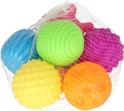 Senzorne loptice za djecu, set od 6 kom u mrežici