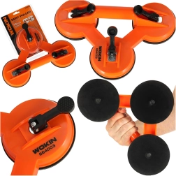 Trodijelna vakuumska prijanjalica za staklo i pločice 75 kg WOKIN