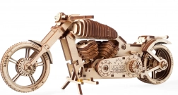 Drvene 3D puzzle motocikl UGEARS – mehanički model bez lijepljenja