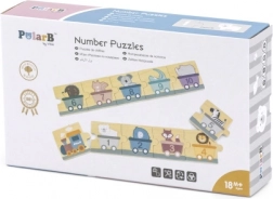 Drvene puzzle s brojevima PolarB Montessori