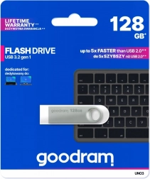 USB Flash Disk UNO3 128GB USB 3.2 Gen1 srebrni