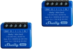 Shelly 1 Mini Gen3 set pametnih releja (2 kom) Wi‑Fi/Bluetooth