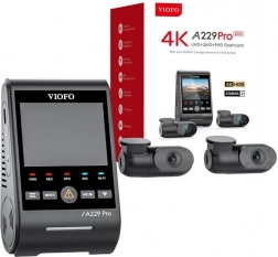 Viofo A229 Pro 3CH 4K WiFi GPS autokamera