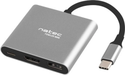 NATEC Fowler Mini – USB‑C multiport adapter s HDMI 4K, USB 3.0 i PD 60 W