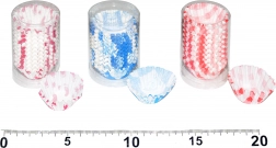 Šarene papirnate slastičarske košarice, 200 kom (Ø 3 cm, visina 1,5 cm)